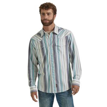 Mens Retro Premium Western snap