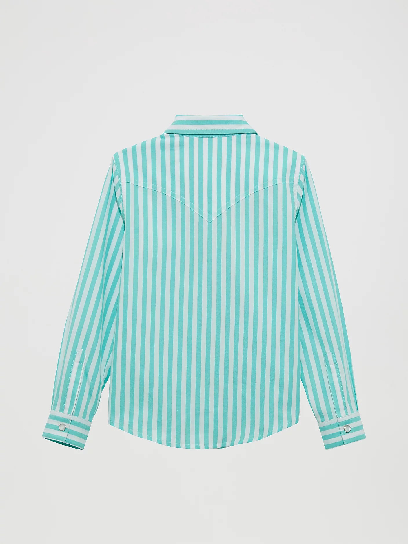 Girl's Striped Western Snap Shirt