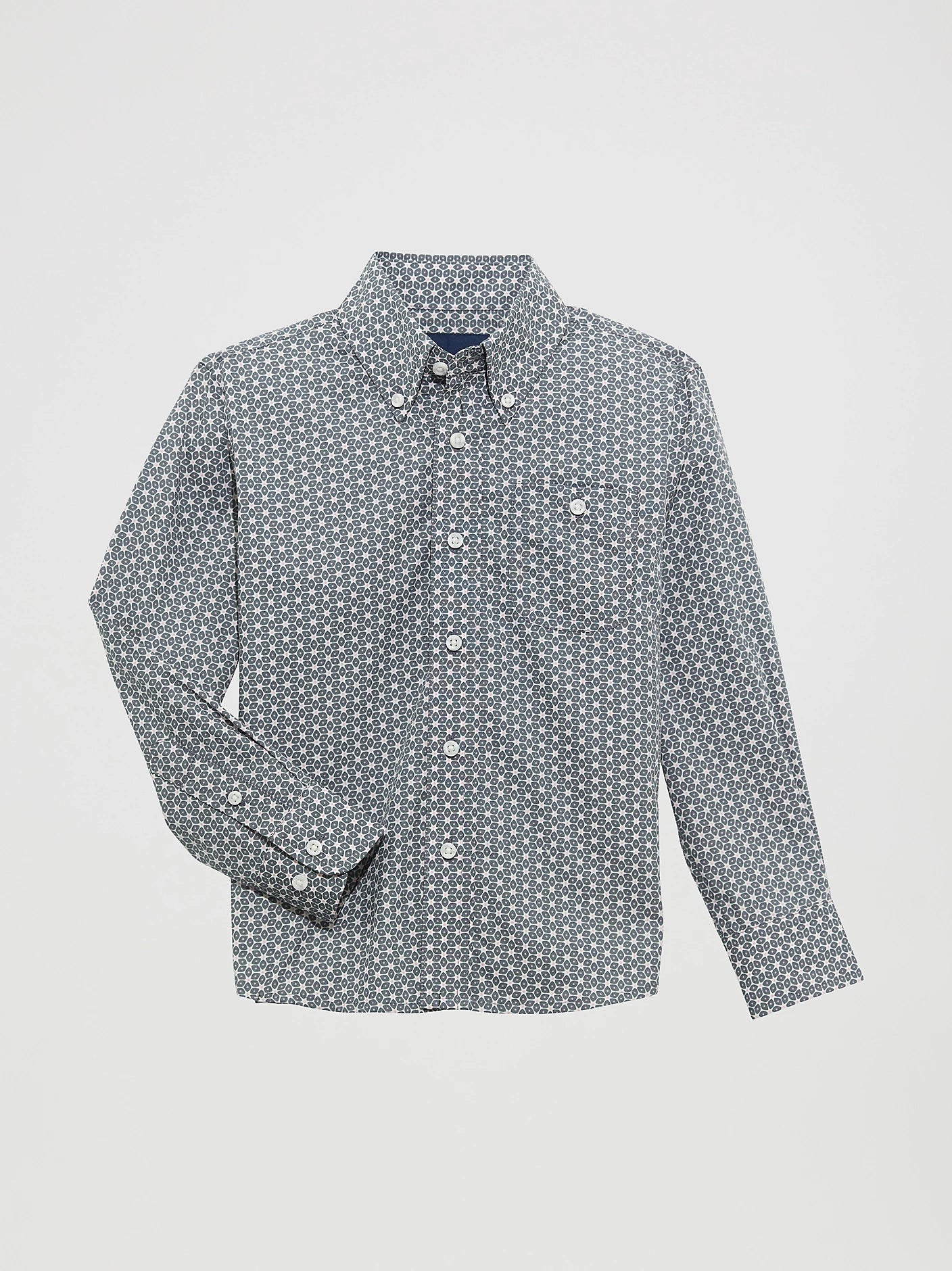 Boy's Wrangler® Bucking Cancer Western Snap Shirt