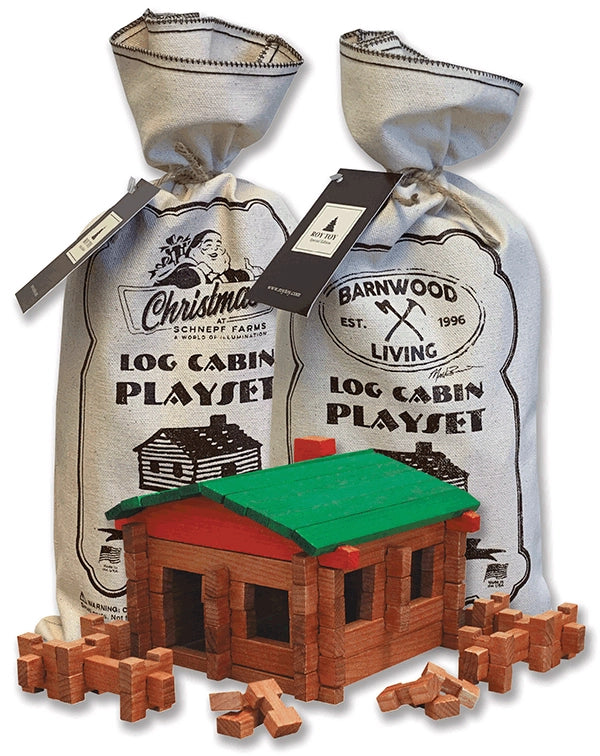 Roy Toy Log Cabin Canvas Bag