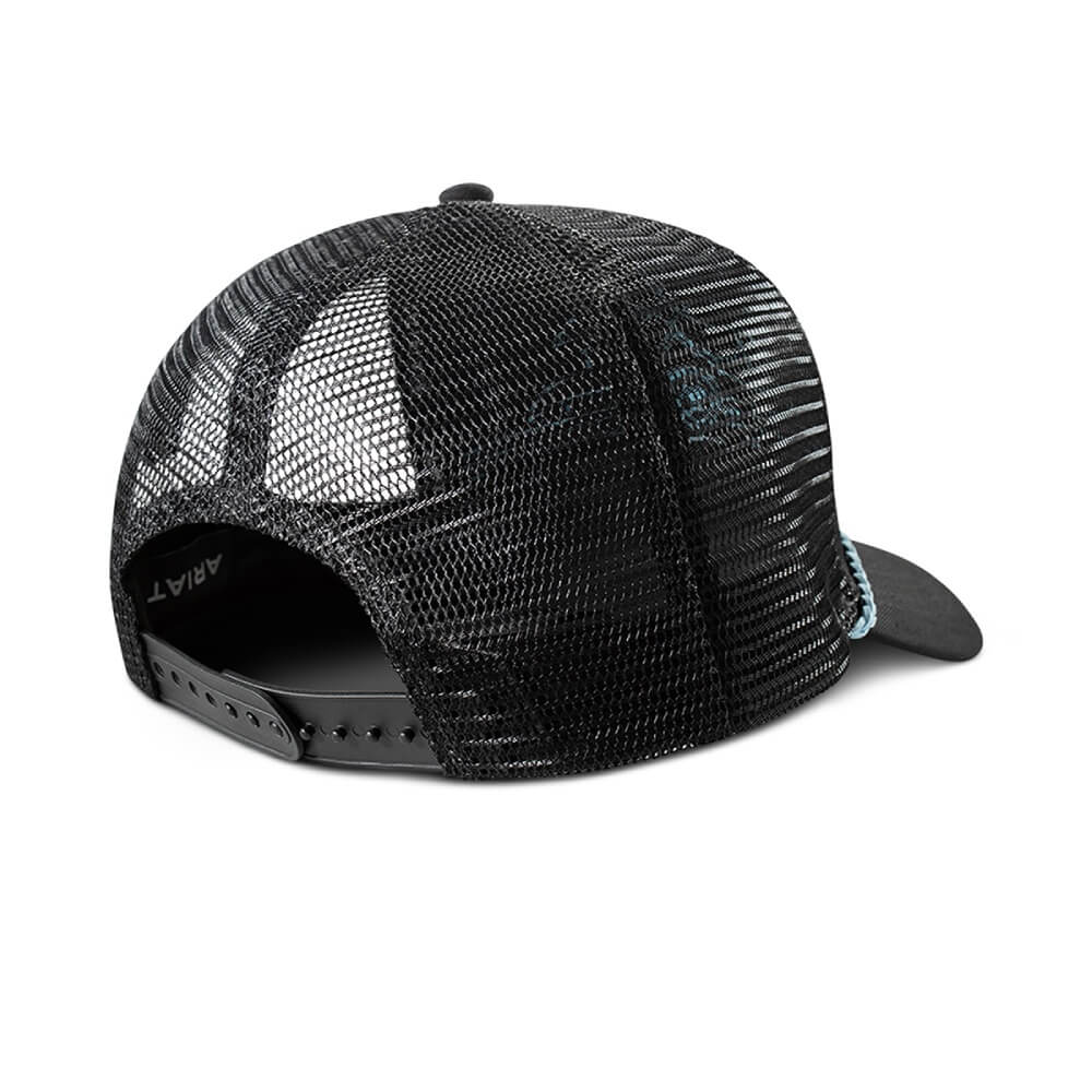 Ariat Mens Embroidered Bootstitch Cap Black