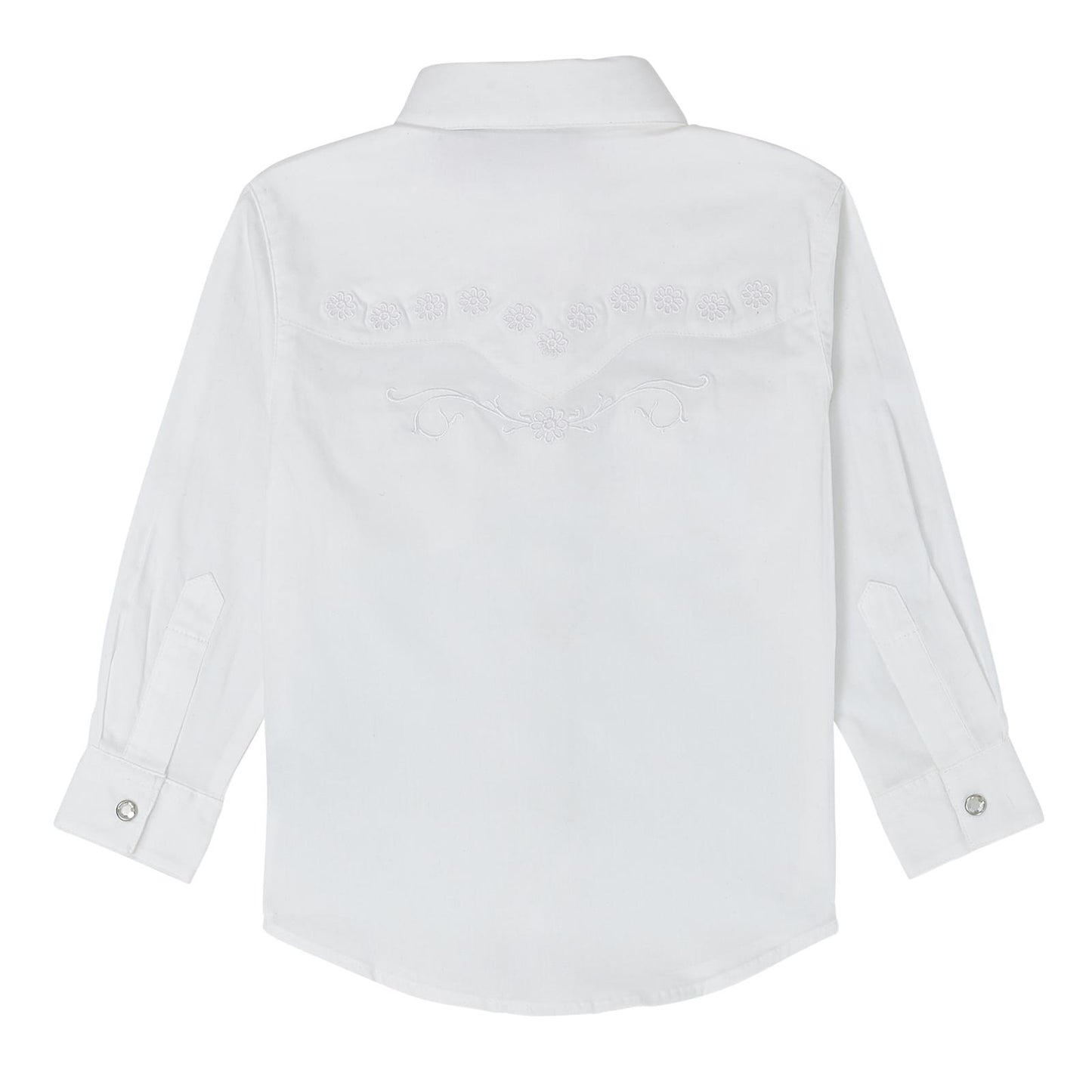 Girls Western Top - White
