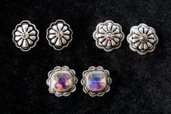 SILVER STRIKE® 3 PIECE LADIES POST STYLE EARRINGS