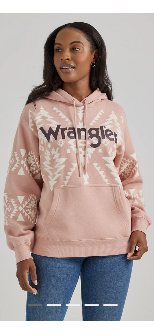 Southwest Pink Kabel Hoodie