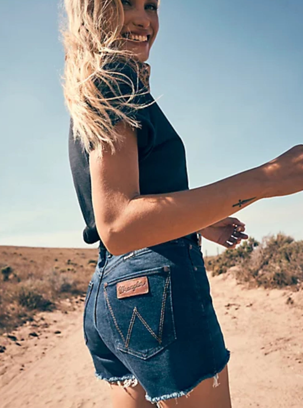 Women's Wrangler Retro Baileys High Rise cut off Shorts