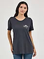 Women's Wrangler Western Back Graphic Boyfriend Tee