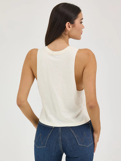Women's Wrangler Festival Crop Graphic Tank