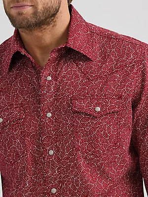Premium Long Sleeve Western Snap Printed Shirt