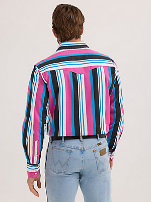 Vintage-Inspired Brushpopper Western Snap Workshirt