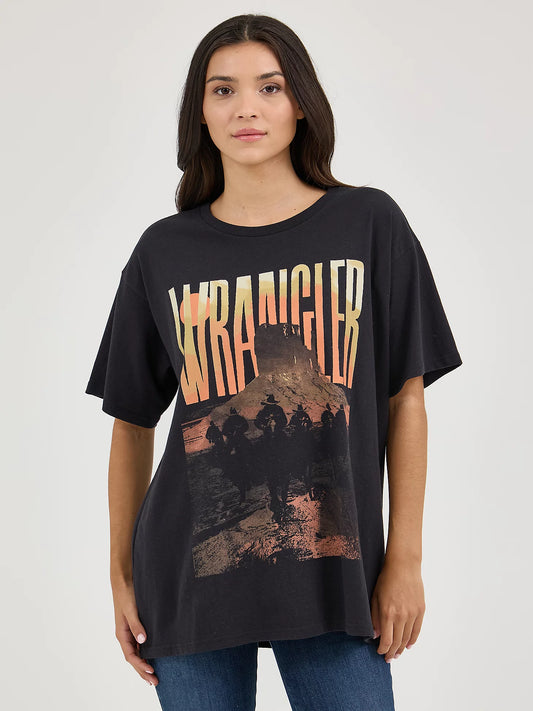 Women's Wrangler Western Graphic Oversized Tee