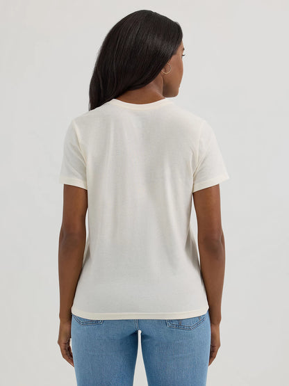 Women's Wrangler Logo Cowboy Regular Fit Tee