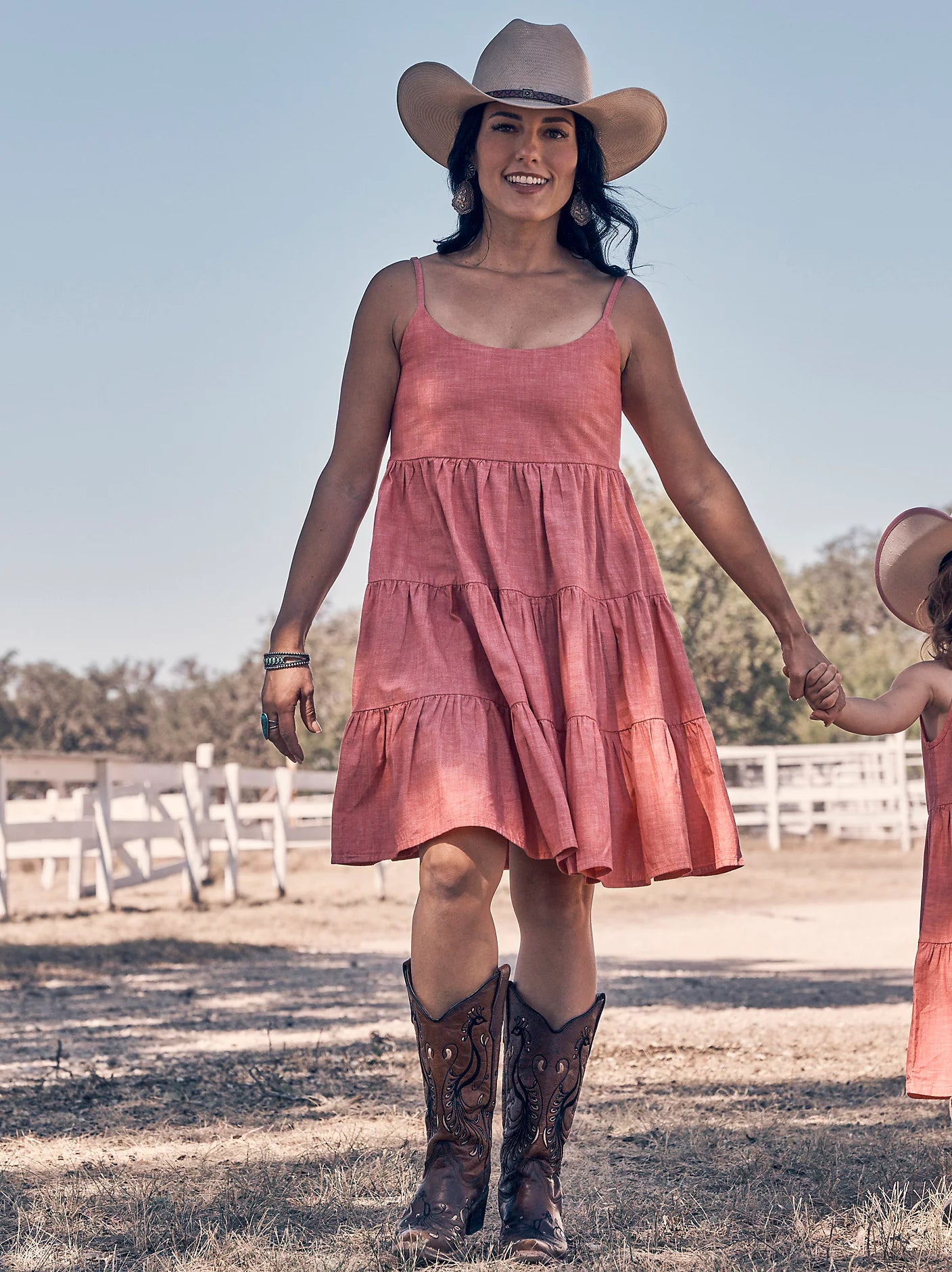 Women's Wrangler Strappy Tiered Dress