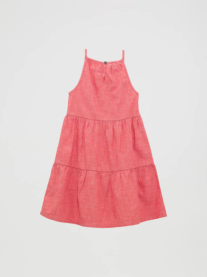 Girl's Tiered Tank Maxi Dress