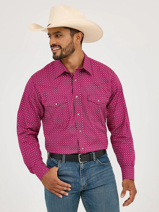 Men's 20X® Competition Advanced Comfort Long Sleeve Two Pocket Western Snap Shirt