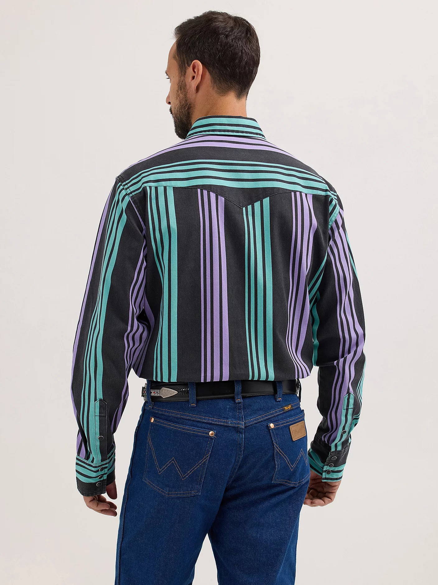 Vintage-Inspired Brushpopper Western Snap Workshirt