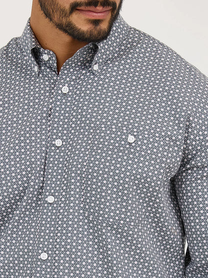Men's Wrangler Bucking Cancer Western Snap Shirt