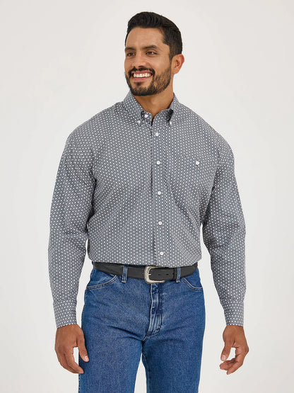 Men's Wrangler Bucking Cancer Western Snap Shirt