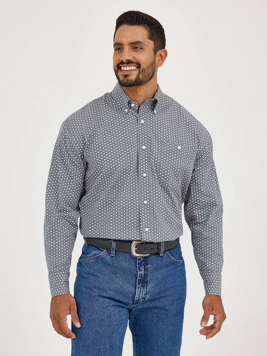 Men's Wrangler Bucking Cancer Western Snap Shirt