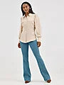Women's Wrangler Retro® Bailey High Rise Pintuck Trouser Jean