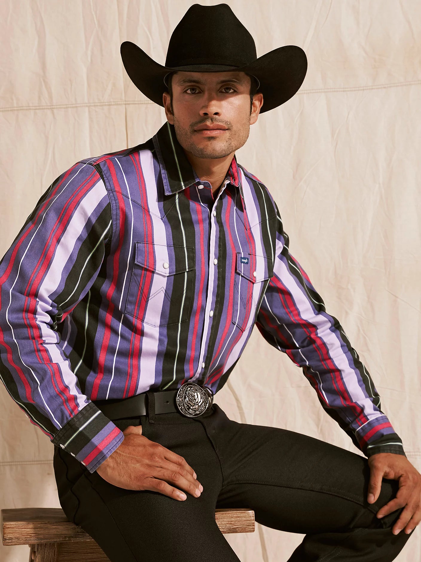 VINTAGE-INSPIRED BRUSHPOPPER WESTERN SNAP WORKSHIRT