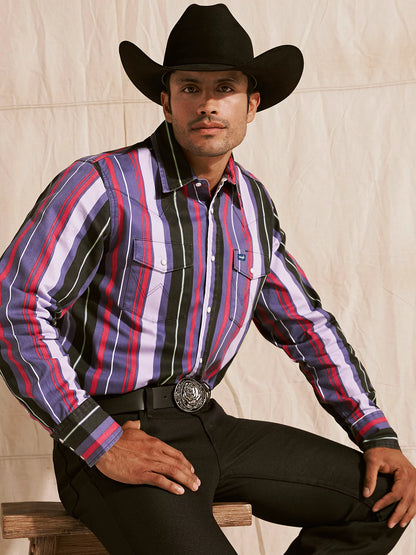 VINTAGE-INSPIRED BRUSHPOPPER WESTERN SNAP WORKSHIRT