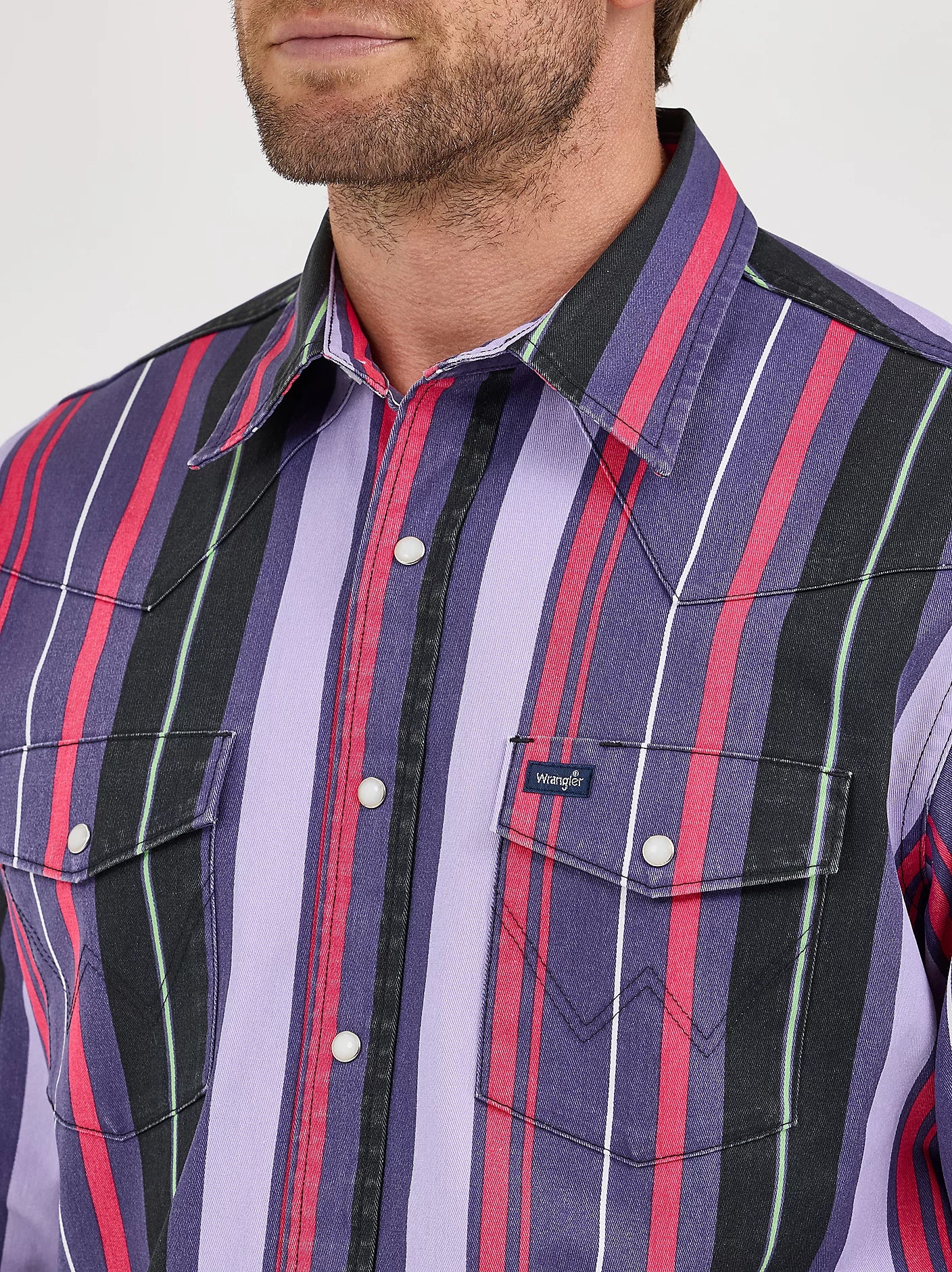 VINTAGE-INSPIRED BRUSHPOPPER WESTERN SNAP WORKSHIRT