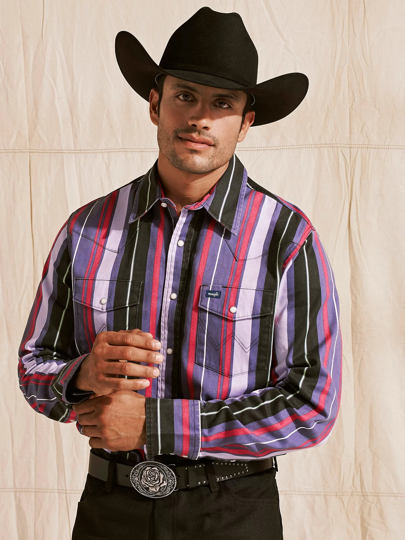 VINTAGE-INSPIRED BRUSHPOPPER WESTERN SNAP WORKSHIRT