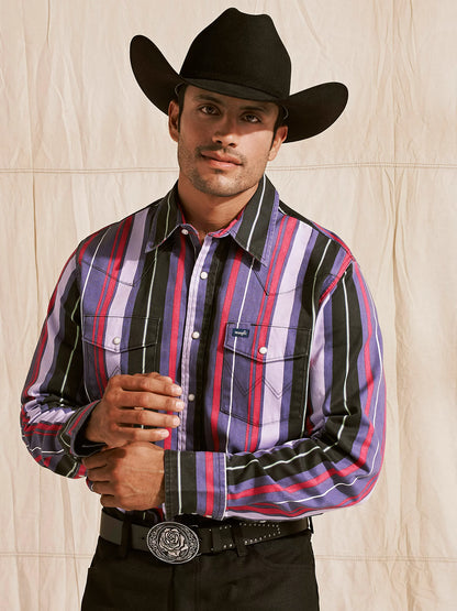 VINTAGE-INSPIRED BRUSHPOPPER WESTERN SNAP WORKSHIRT