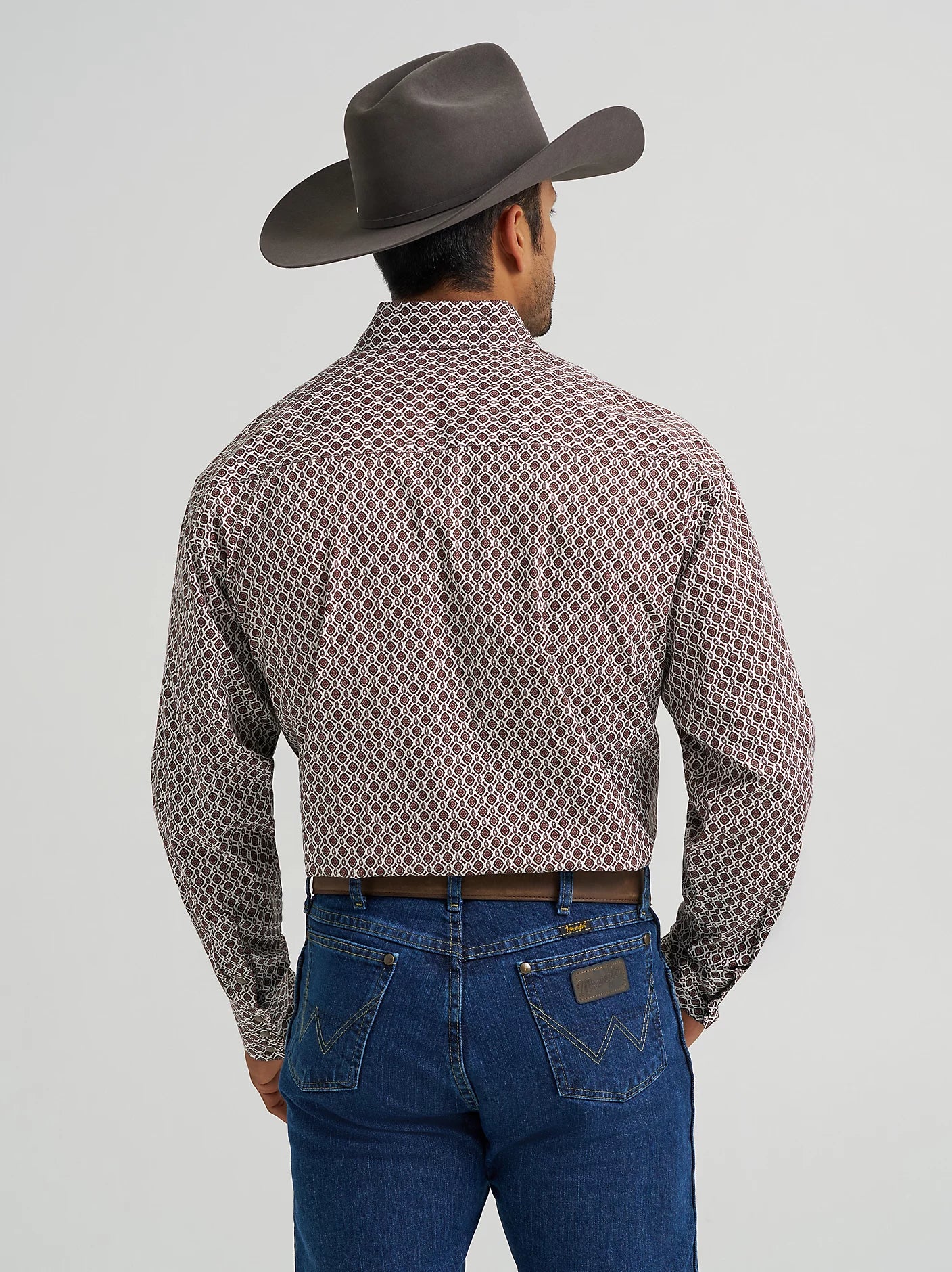 WRANGLER® GEORGE STRAIT™ TROUBADOUR LONG SLEEVE WESTERN SNAP SHIRT
