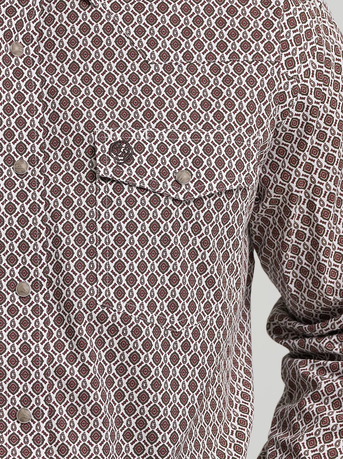 WRANGLER® GEORGE STRAIT™ TROUBADOUR LONG SLEEVE WESTERN SNAP SHIRT