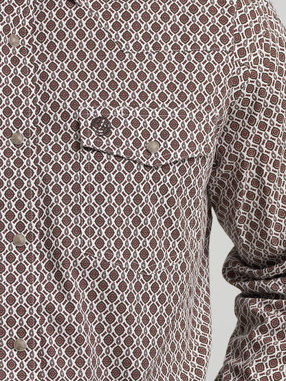 WRANGLER® GEORGE STRAIT™ TROUBADOUR LONG SLEEVE WESTERN SNAP SHIRT