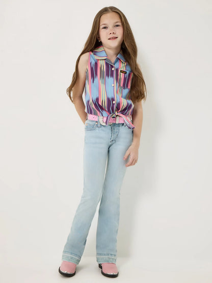 Girl's Wrangler x Lainey Wilson Raw Hem Boot Huggers