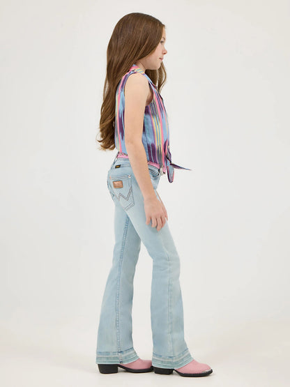 Girl's Wrangler x Lainey Wilson Raw Hem Boot Huggers