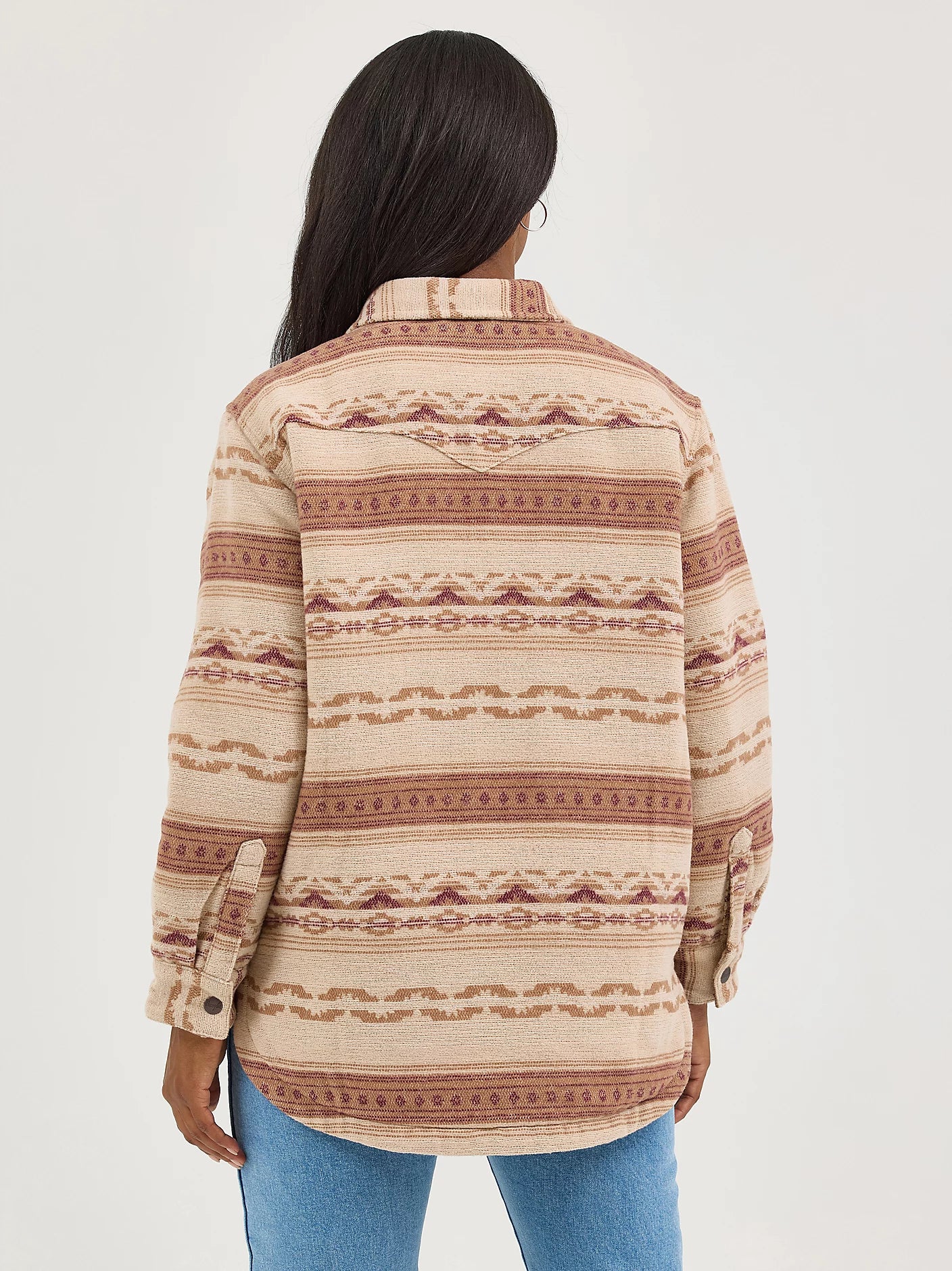 Women's Wrangler Quilt Lined Jacquard Shacket