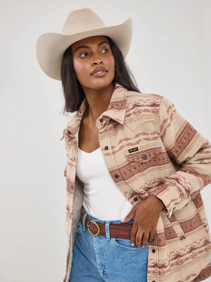 Women's Wrangler Quilt Lined Jacquard Shacket