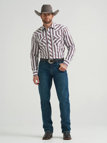 MEN'S 20X® COMPETITION ADVANCED COMFORT LONG SLEEVE TWO POCKET WESTERN SNAP SHIRT