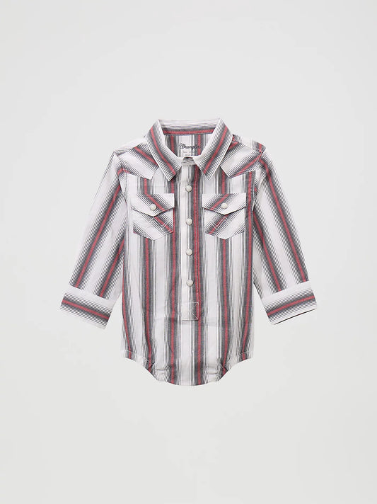 BABY BOY'S LONG SLEEVE WESTERN SNAP BODYSUIT