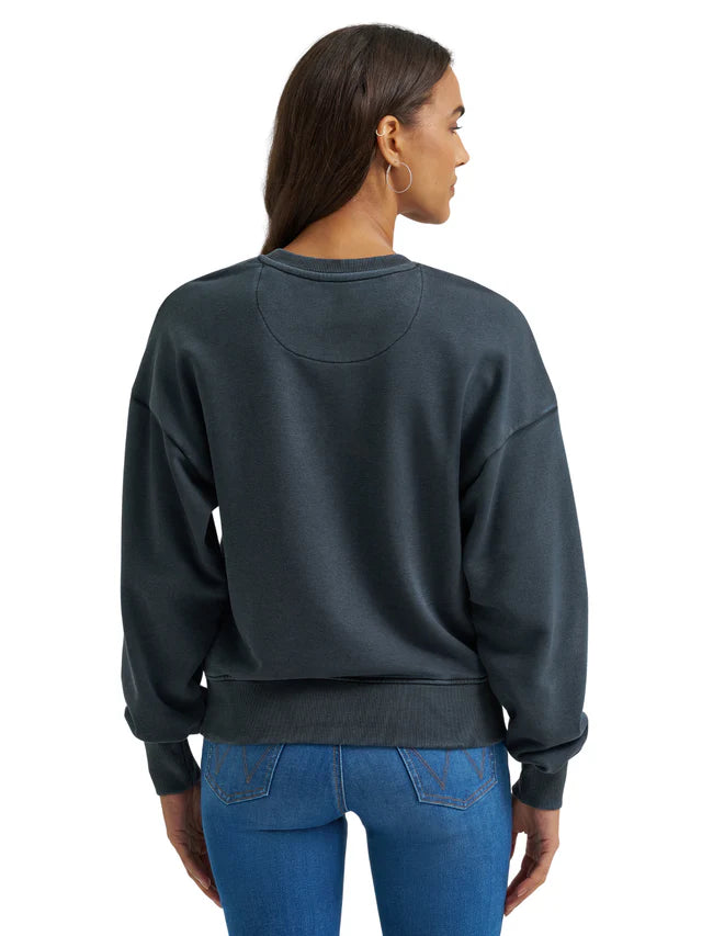Cropped Mess with the bull you get the horns Crewneck