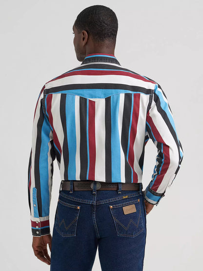 Vintage-Inspired Brushpopper Western Snap Workshirt
