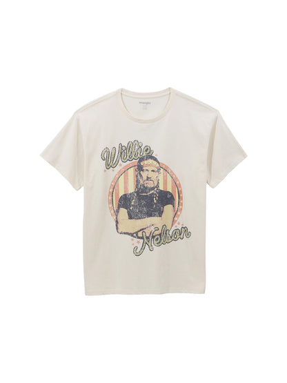 Wrangler® Short Sleeve Graphic T-Shirt - Willie Nelson