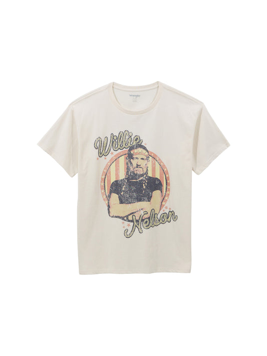 Wrangler® Short Sleeve Graphic T-Shirt - Willie Nelson