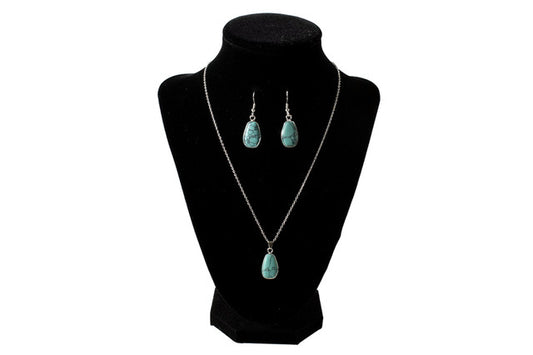 Blazin Roxx Womens Turquoise Stone Jewlery Set