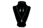 Blazin Roxx Womens Turquoise Stone Jewlery Set