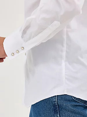 Sport Western Snap Shirt - White