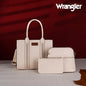 Wrangler 3Pcs Purses for Women Tote Bag Crossbody Handbag Sets with Strap