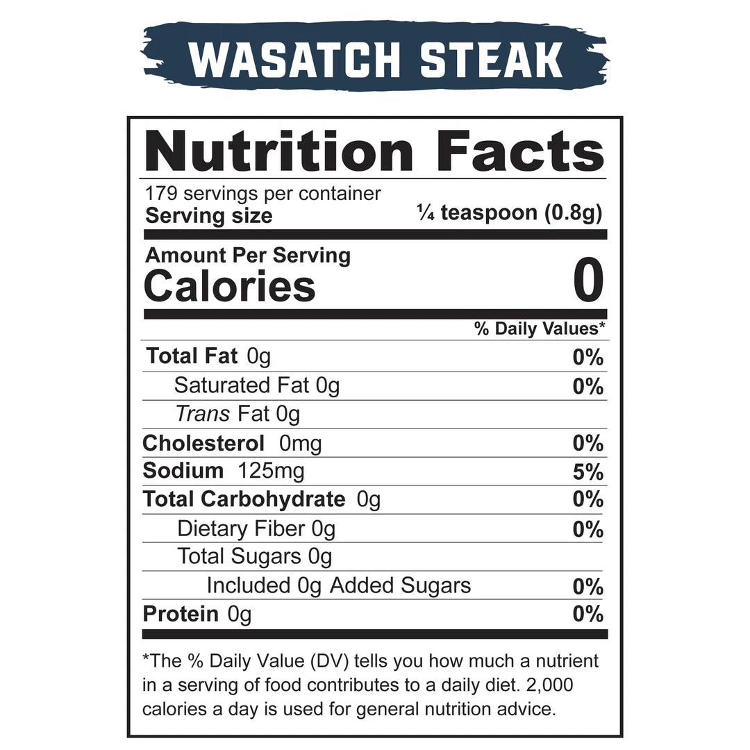 Real Salt® Seasonings Wasatch Steak Shaker (5.05 oz.)