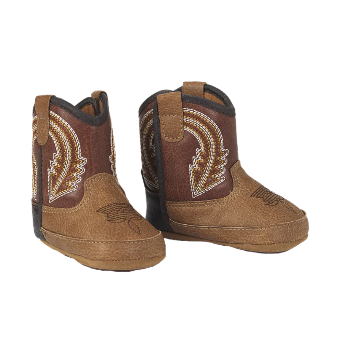 Ariat Infant Boy's Lil Stompers Evan Brown Western Boots