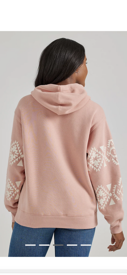 Southwest Pink Kabel Hoodie