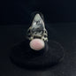Pink Opal & White Buffalo Turquoise Ring