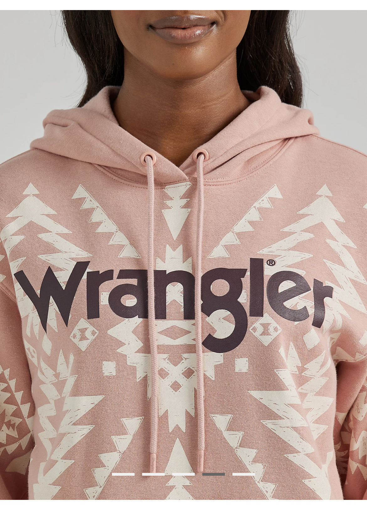 Southwest Pink Kabel Hoodie